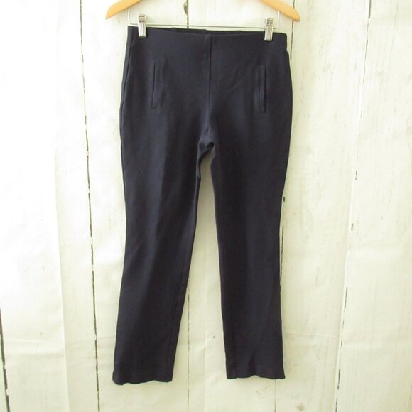 Chico's Pants - Chicos Pants 00 0 2 XS S Navy Blue Pull On Straight Leg Ankle Crop